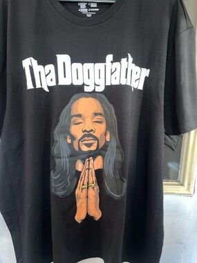 Tha Doggfather Graphic Tee - Black